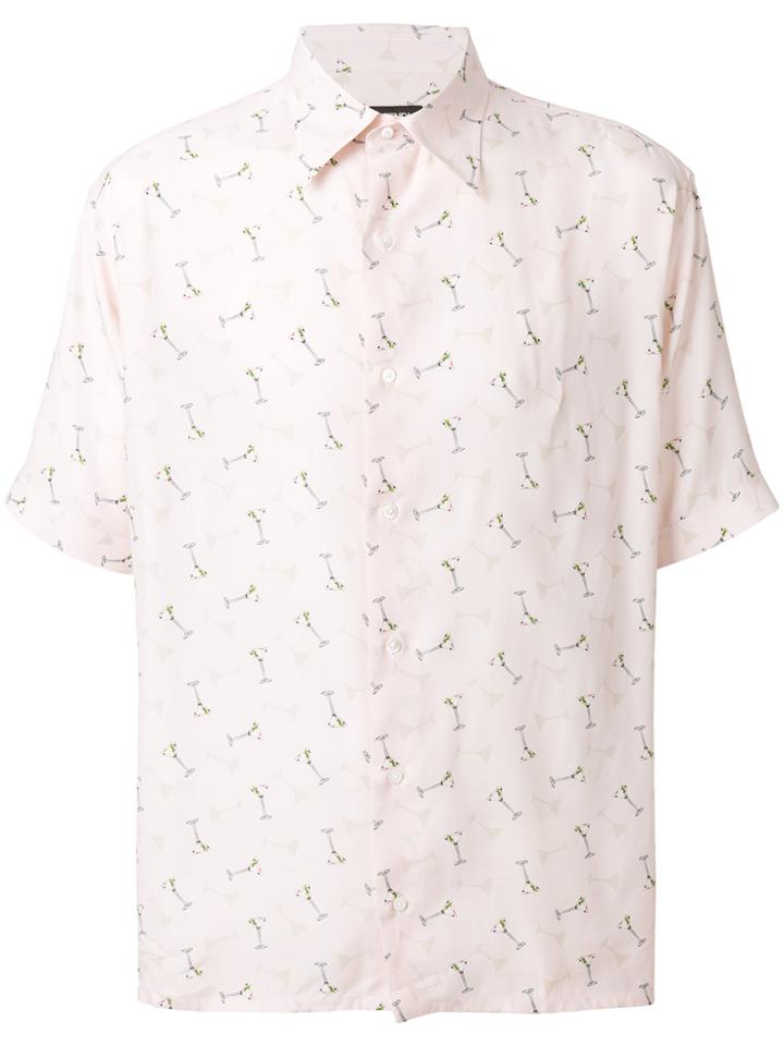 Fendi Short Sleeve Shirt - Pink & Purple