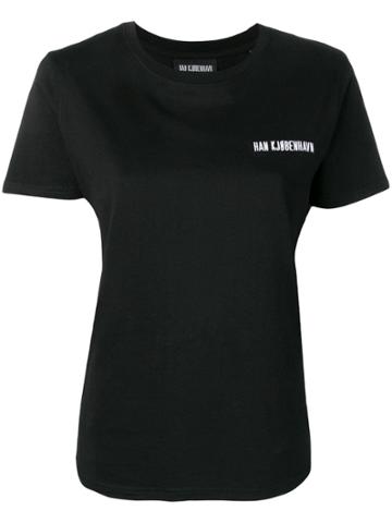 Han Kj0benhavn Embroidered Logo T-shirt - Black