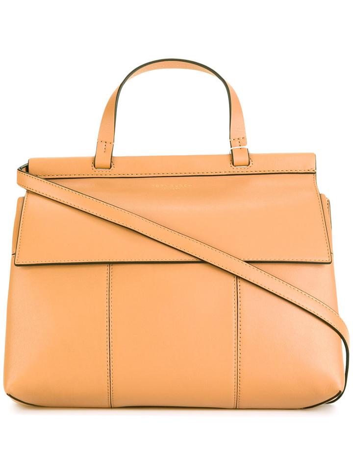 Tory Burch - Crossbody Bag With Top Handle - Women - Leather - One Size, Women's, Brown, Leather