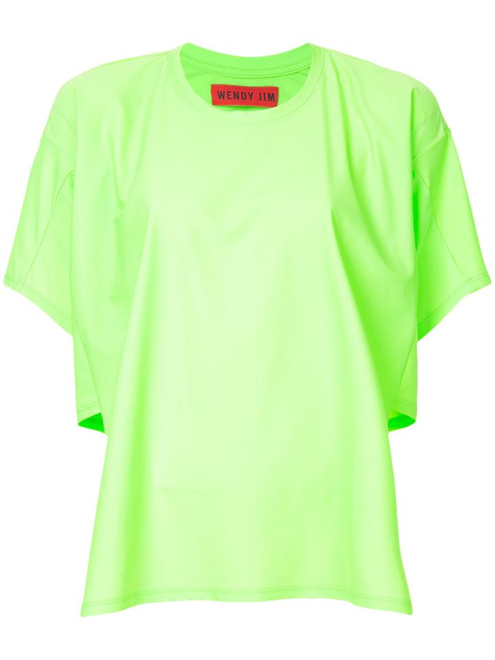 Wendy Jim Short-sleeve Flared T-shirt - Green