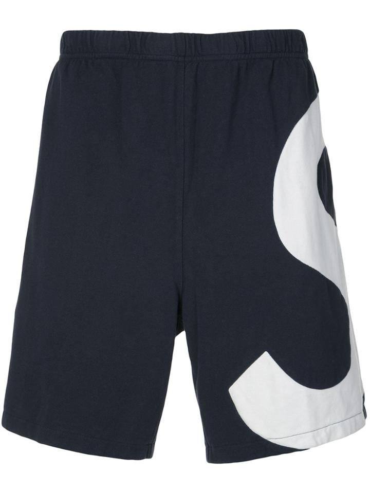 Supreme S Print Shorts - Blue