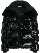 Faith Connexion Sequin Puffer Jacket - Black