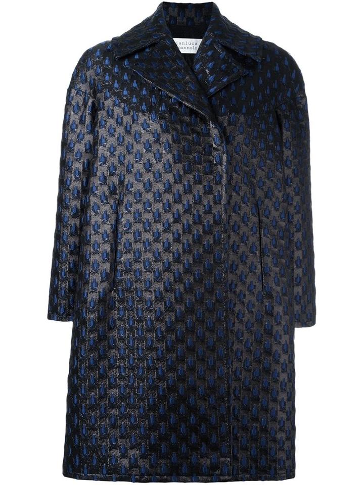 Gianluca Capannolo Brocade Oversized Coat