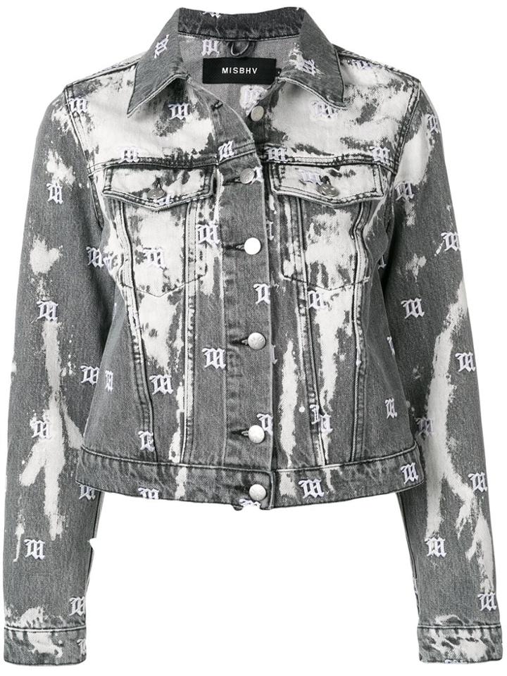 Misbhv Grey Denim Jacket