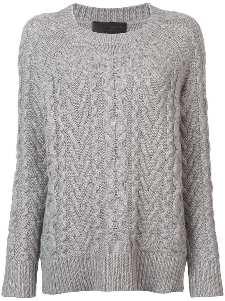 Nili Lotan Cashmere Knitted Sweater - Grey
