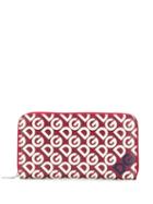 Dolce & Gabbana Logo Print Zip Around Wallet - Red