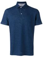Brunello Cucinelli Plain Polo Shirt, Men's, Size: Xxxl, Blue, Cotton