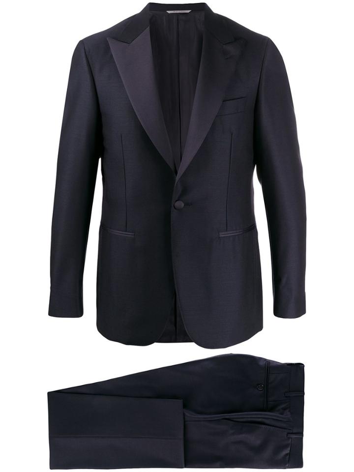 Canali Single-breasted Two-piece Dinner Suit - Blue