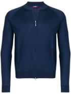 Barba Zip-up Sweatshirt - Blue