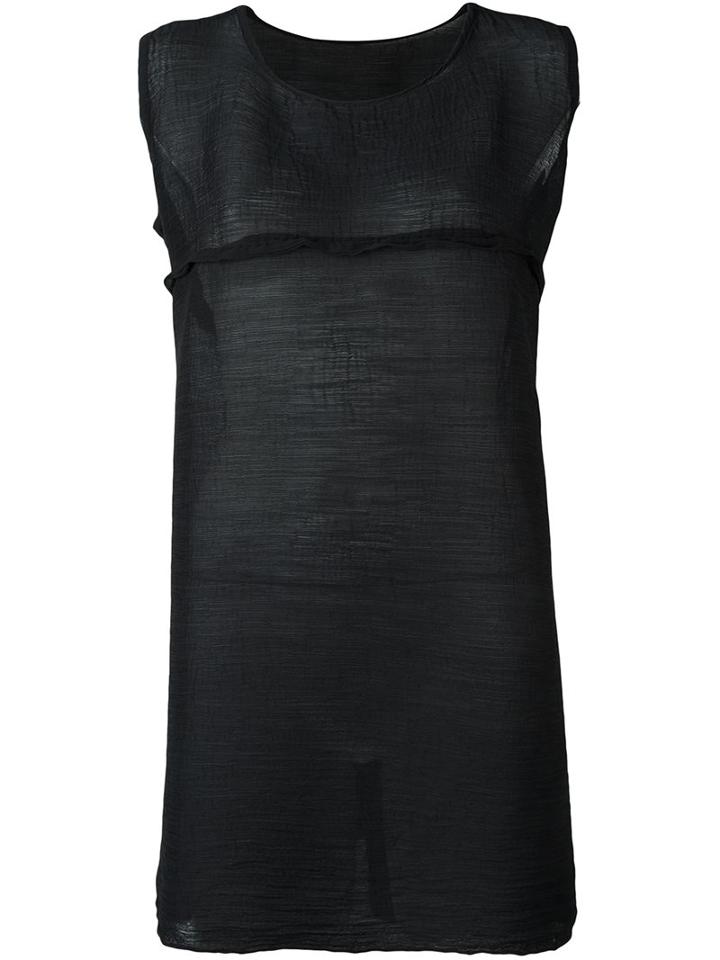 Issey Miyake Cauliflower Plissé Tank Top