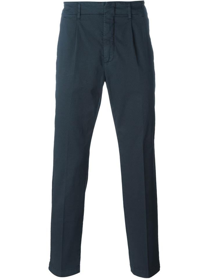 Dondup Bunkerin Trousers, Men's, Size: 31, Blue, Cotton/spandex/elastane