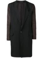 Yohji Yamamoto Deconstructed Leather Jacket - Black