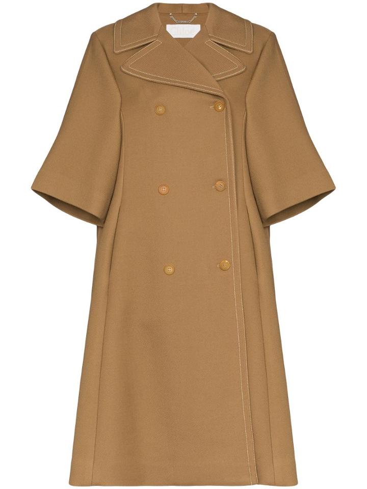 Chloé Utilitarian Coat - Brown