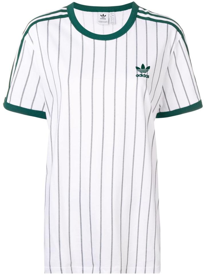 Adidas Striped T-shirt - White