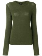 Theory Crew Neck Jumper - Green