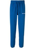 Aimé Leon Dore Logo Printed Track Pants - Blue