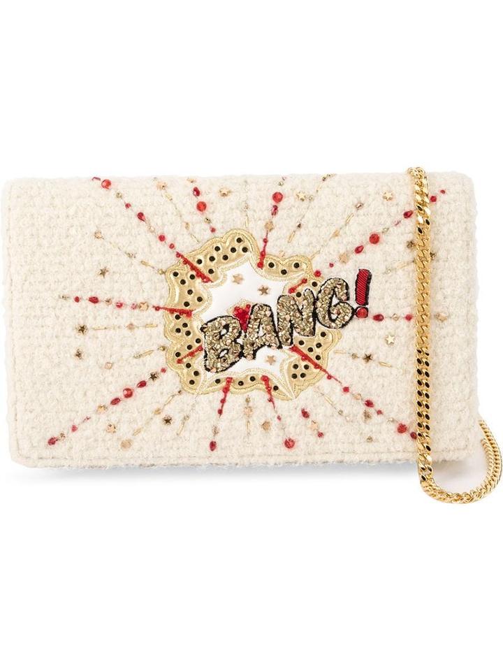 Preciously Bang Clutch - White