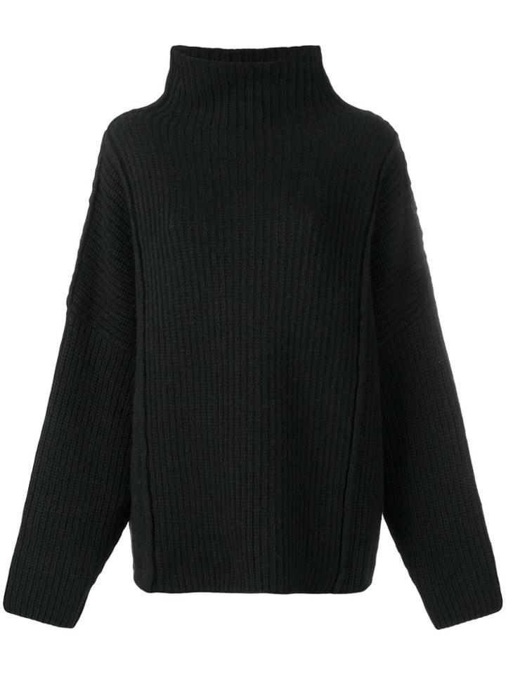 Poiret Oversized Jumper - Black