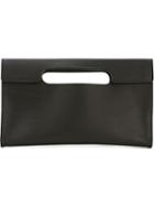 Isaac Reina Cut-out Handle Clutch, Women's, Black