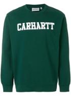 Carhartt Logo Long-sleeve Sweatshirt - Green