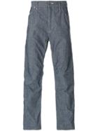 Engineered Garments Straight Leg Trousers - Blue
