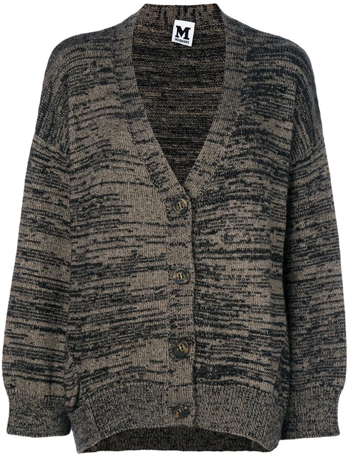 M Missoni V-neck Cardigan - Brown