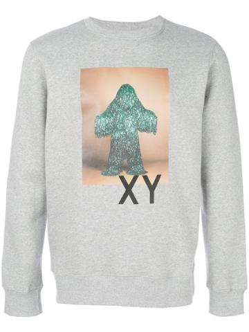 Cy Choi Printed Sweatshirt - Grey