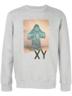 Cy Choi Printed Sweatshirt - Grey