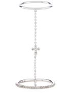 Elise Dray Cross Link Ring - Metallic