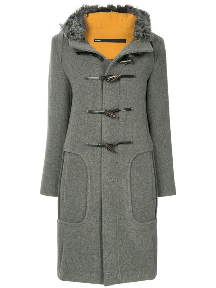 Muller Of Yoshiokubo Duffle Fitted Coat - Grey