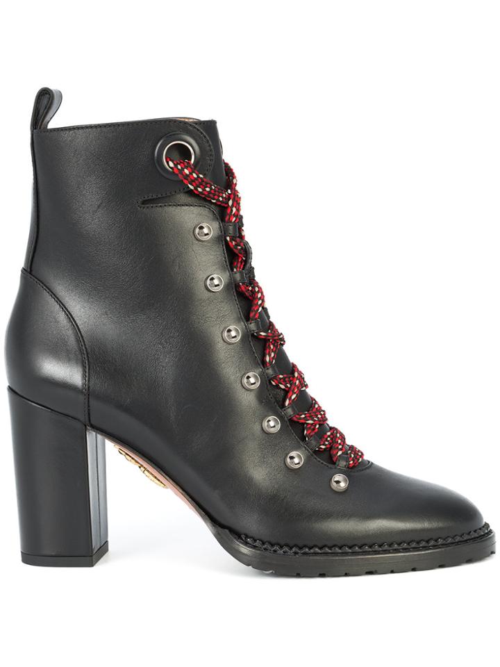 Aquazzura Hiker Booties - Black