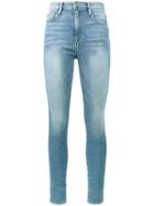 Frame Denim High-rise Skinny Jeans - Blue