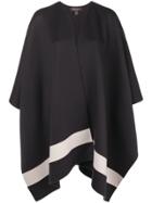 Loro Piana Oversized Poncho - Black