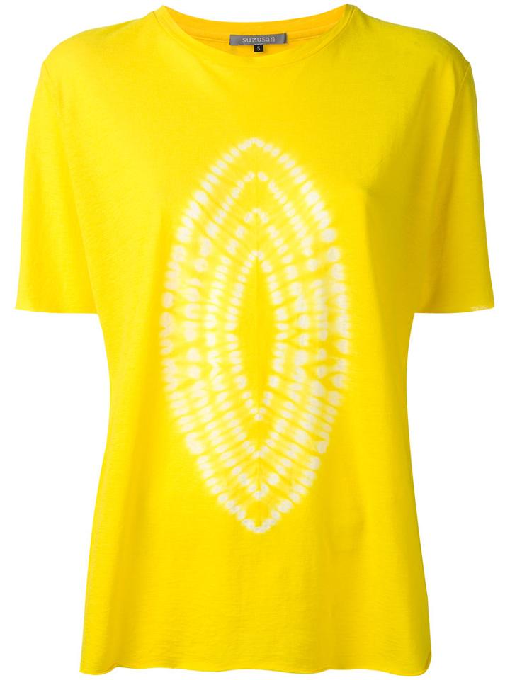 Suzusan - Karamatsu T-shirt - Women - Cotton - Xs, Yellow/orange, Cotton