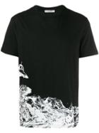 Valentino Time Traveller Print T-shirt - Black