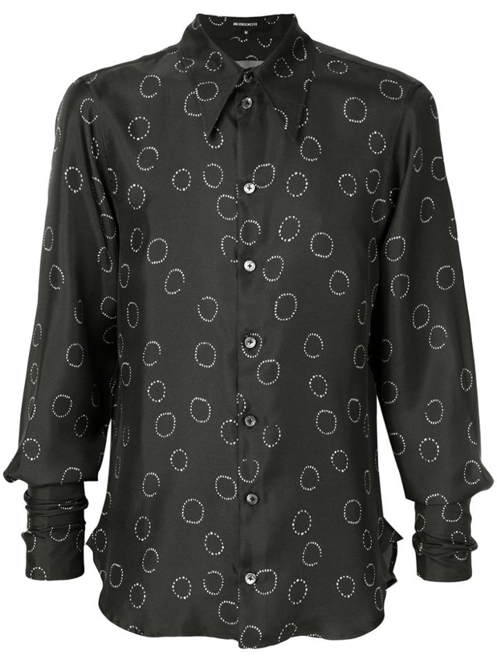 Ann Demeulemeester Printed Shirt - Black