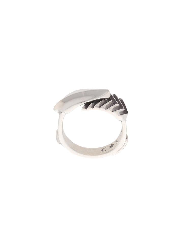 Cody Sanderson Engraved Ring - Metallic