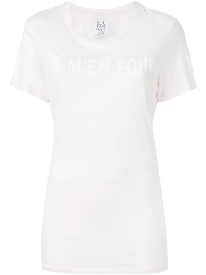 Zoe Karssen Je M'en Fous T-shirt