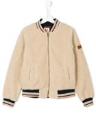 American Outfitters Kids Shearling Bomber Jacket - Nude & Neutrals