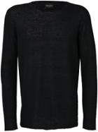 Cédric Charlier Asymmetric Long Sleeve Jumper - Blue