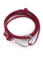 Miansai Large Hook Bracelet, Adult Unisex, Metallic