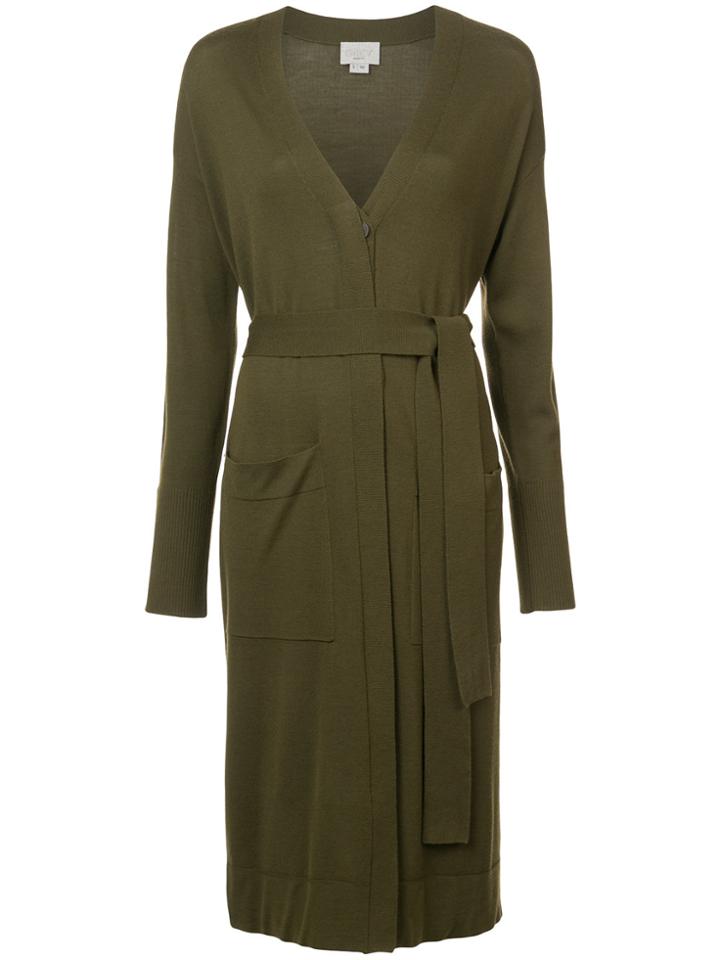 Jason Wu Grey Draped Fitted Cardigan - Green