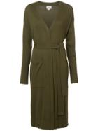 Jason Wu Grey Draped Fitted Cardigan - Green