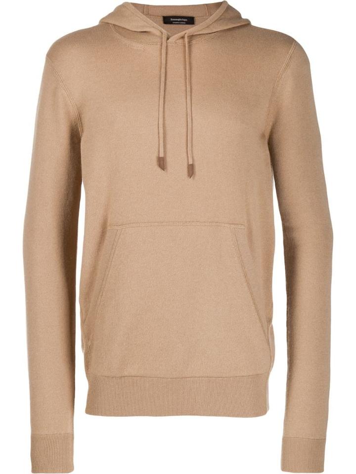 Ermenegildo Zegna Cashmere Hoodie - Neutrals