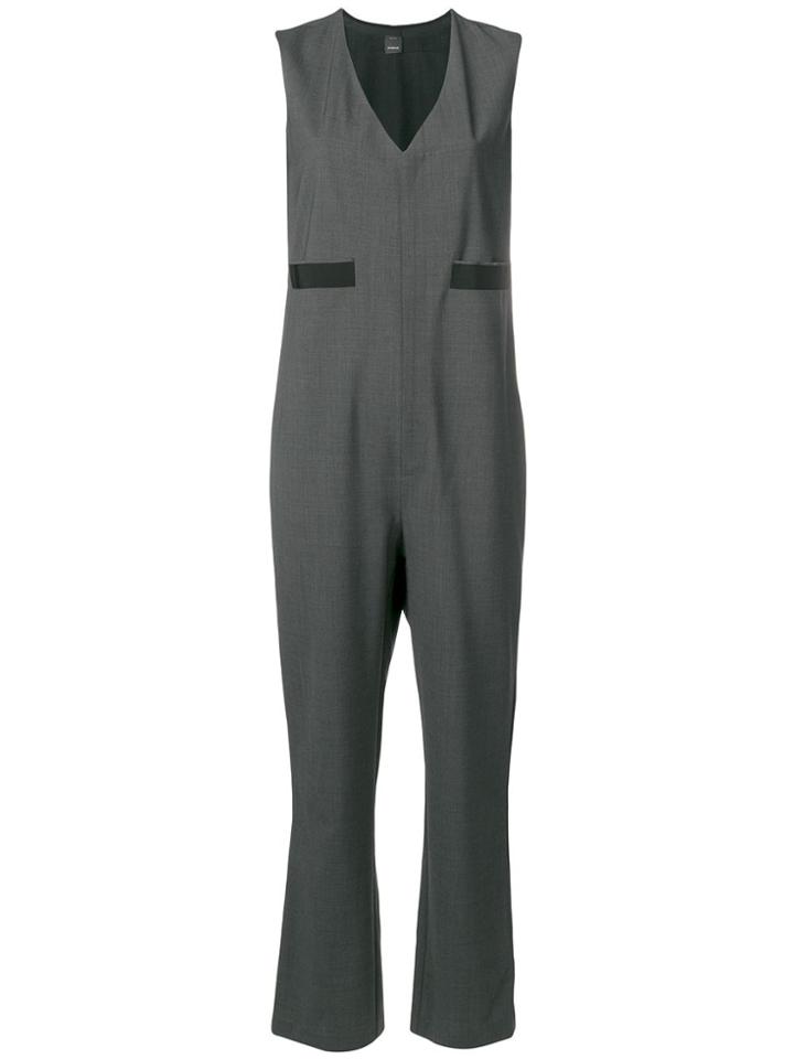 Pinko Side Band Jumpsuit - Grey