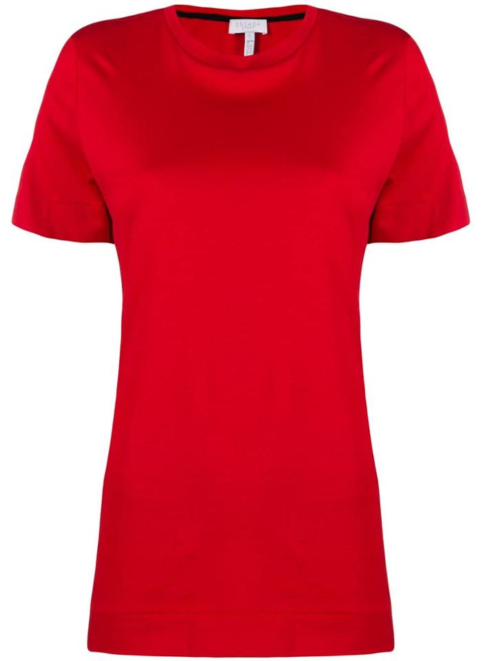 Escada Sport Stretch Crewneck T-shirt - Red