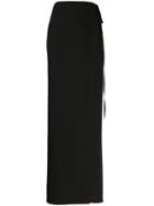 Ann Demeulemeester Wrap Maxi Skirt - Black
