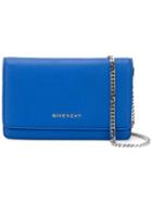 Givenchy Pandora Crossbody Bag, Women's, Blue, Goat Skin