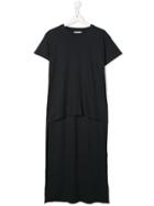 Douuod Kids Teen Asymmetric Hem T-shirt - Blue