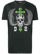 Dsquared2 Skull Print T-shirt - Black